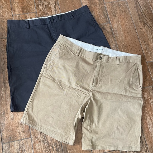 Old Navy Ultimate Slim Built In Flex Chino Shorts Bundle - Picture 1 of 7
